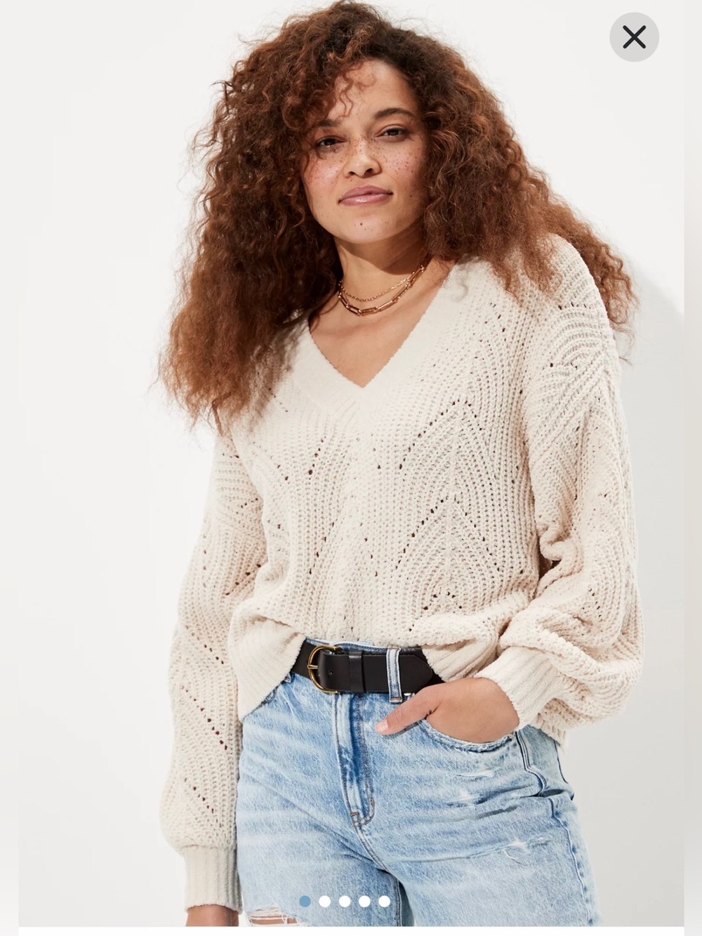 NWOT American Eagle v neck sweater